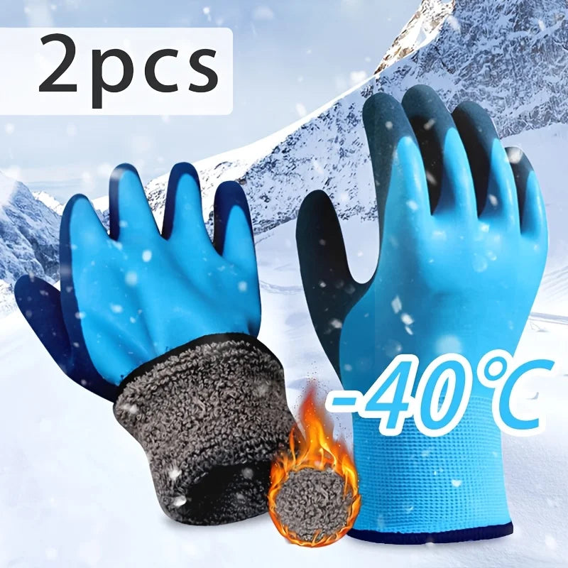 Men's Cold and Waterproof Winter Work Gloves